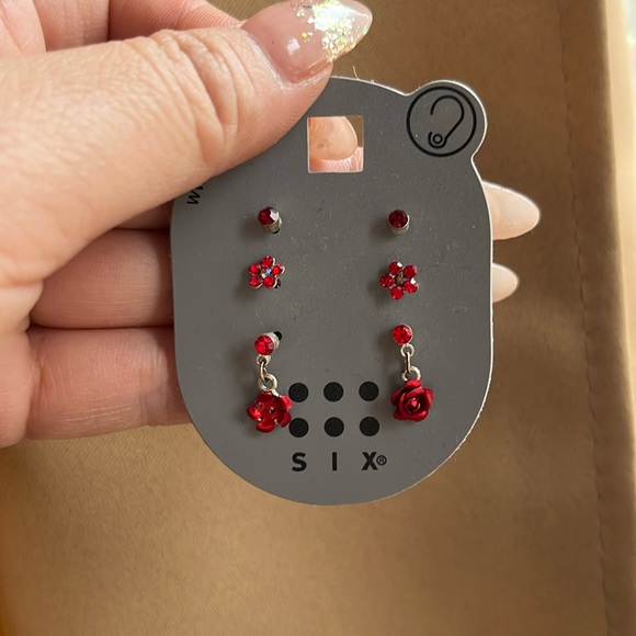 Children’s Earrings (Red ) - Picture 1 of 3